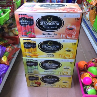 4 Lon StrongBow Cider GoldApple 330ml