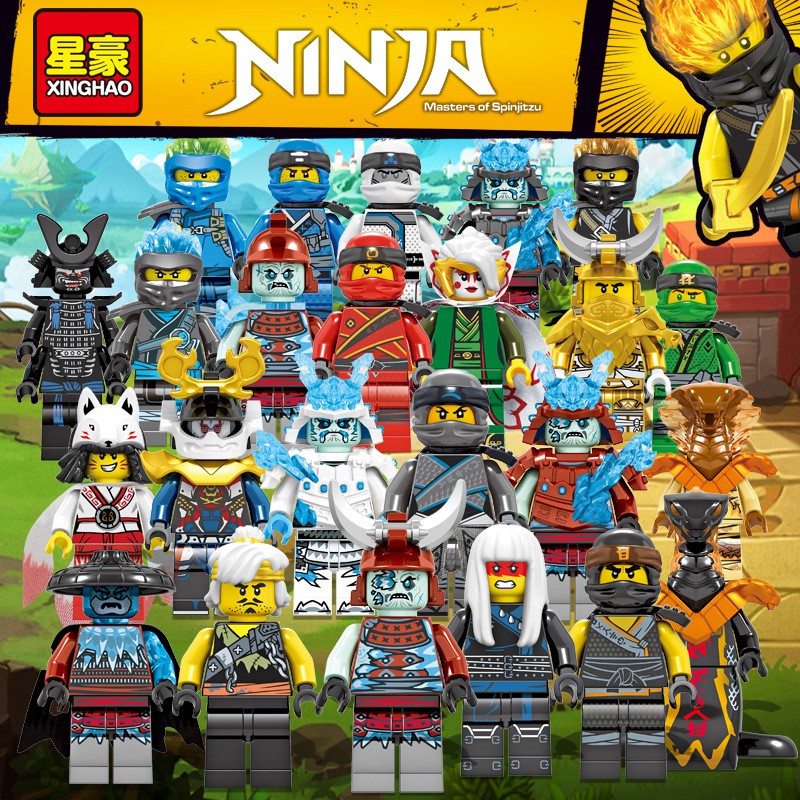 COMBO 2 Minifigures Ninjago SS11 Các Mẫu Nhân Vật Hoạt Hình Ninja Season 11 Mẫu Siêu Đẹp Giá Rẻ