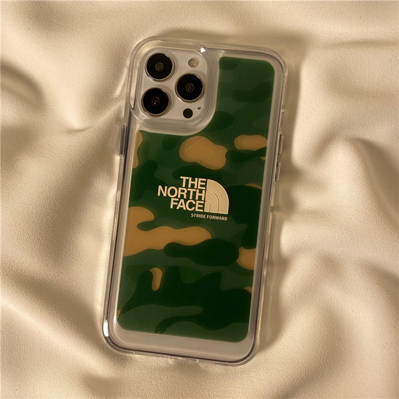 Ốp Điện Thoại Cạnh Mềm Trong Suốt Chống Sốc In Hình Không Gian The North Face Cho IPhone 11 13 12 X XS Pro Max XR 12 13