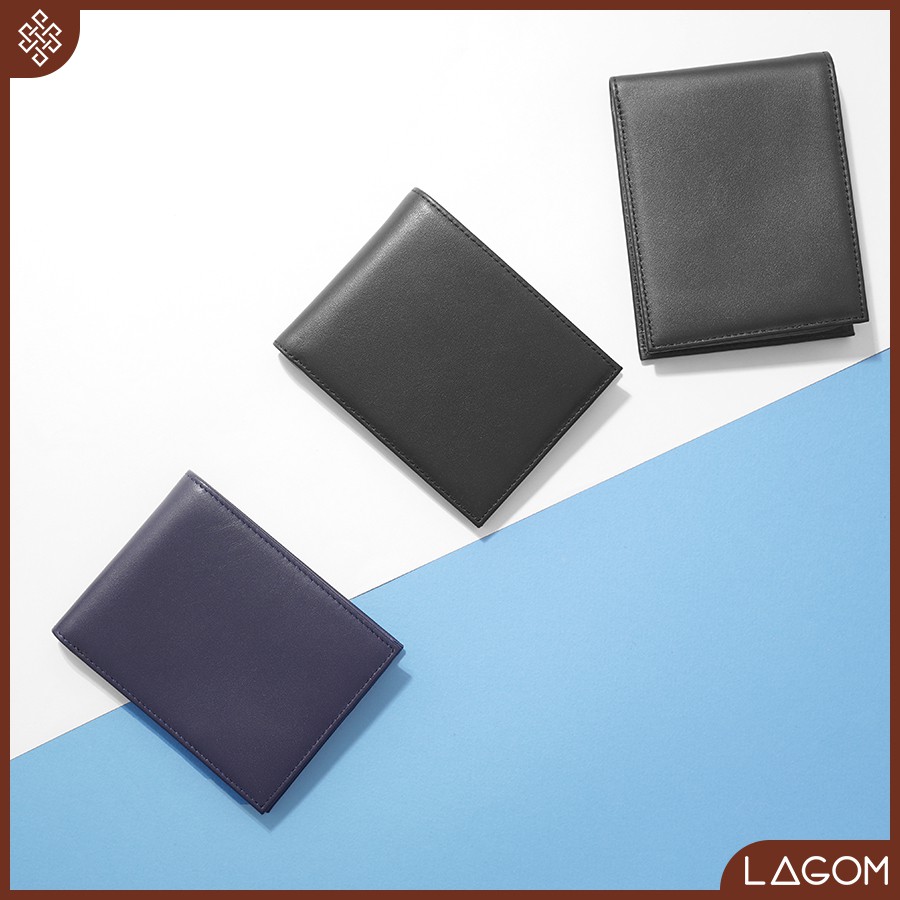 Ví Nam Da Thật LAGOM Compact Wallet phối màu