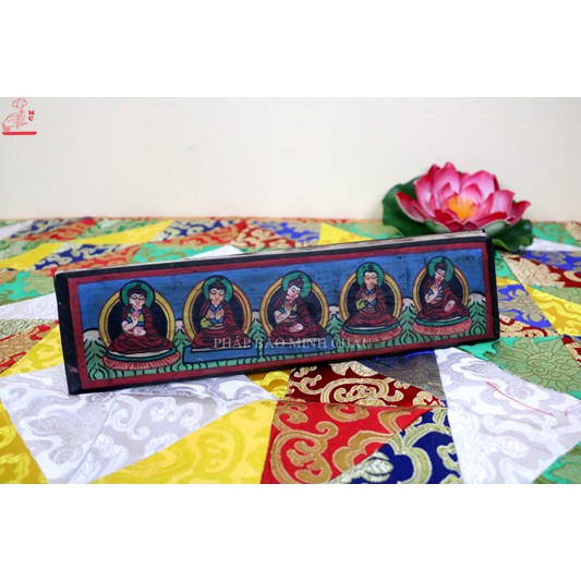 KINH GIẢI THOÁT NEPAL BÌA GỖ 28CM x 7cm