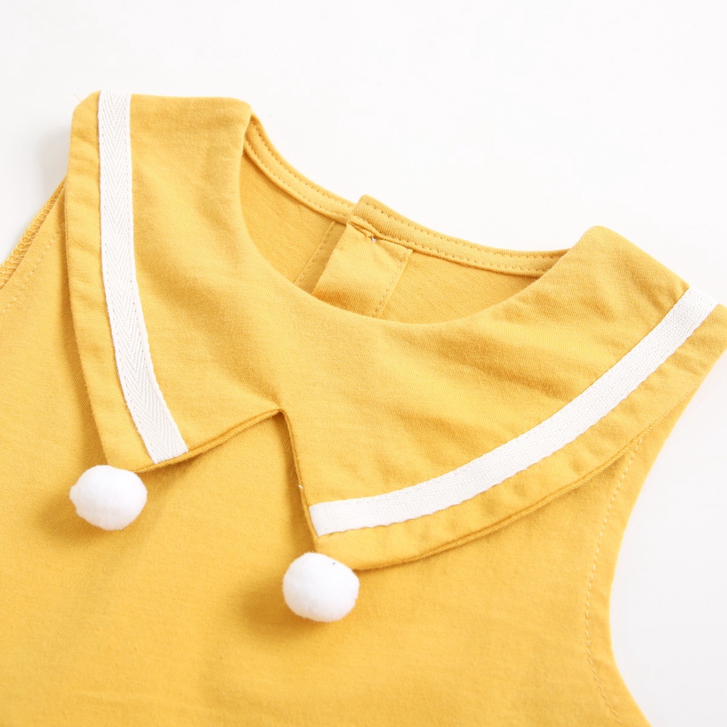 Áo Liền Thân Sanlutoz Kiểu Công Chúa Thời Trang Mùa Hè Dễ Thương Dành Cho Bé Gái