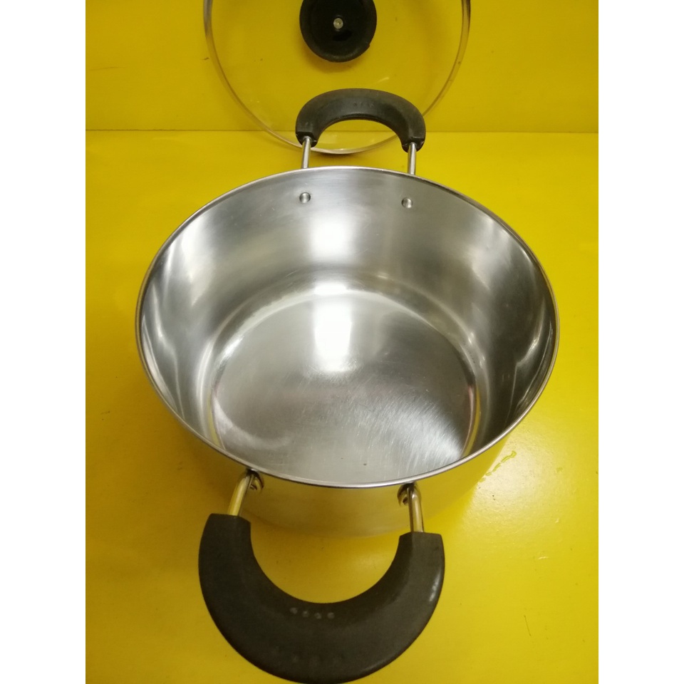 Nồi inox nội địa Nhật, size 22cm, cao 11cm (mã 762), Dùng được bếp từ