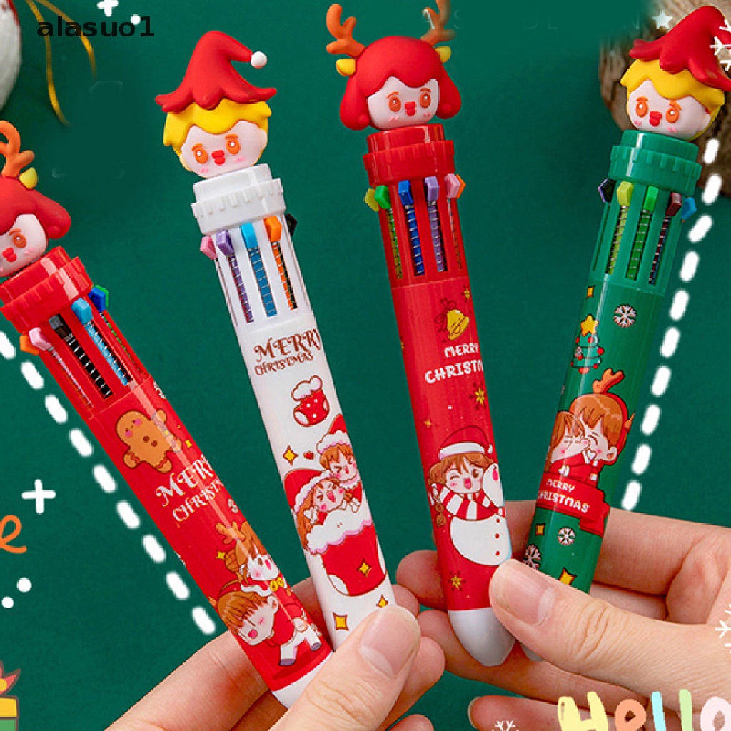 1 Bút Bi Họa Tiết Giáng Sinh Dễ Thương Bắt Mắt