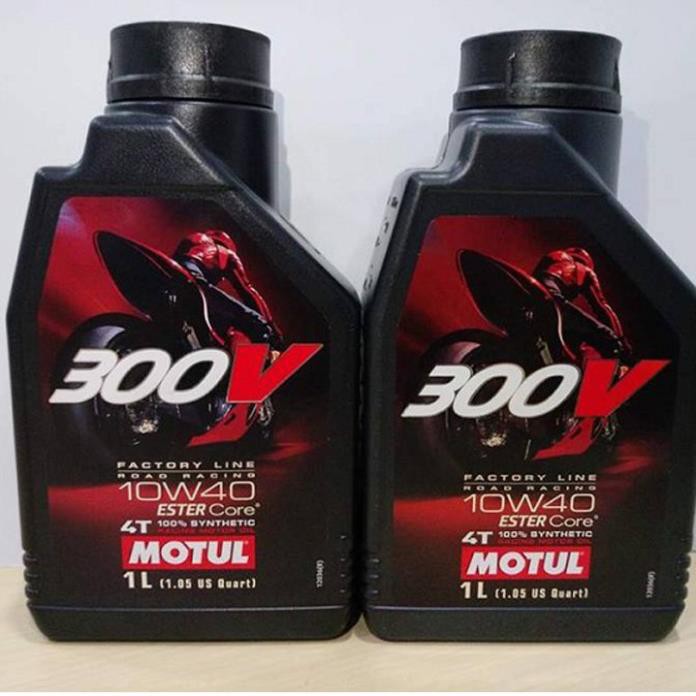 [Giá sỉ]  Nhớt Motul 300V nhập Pháp tem 3 lớp (10W40)