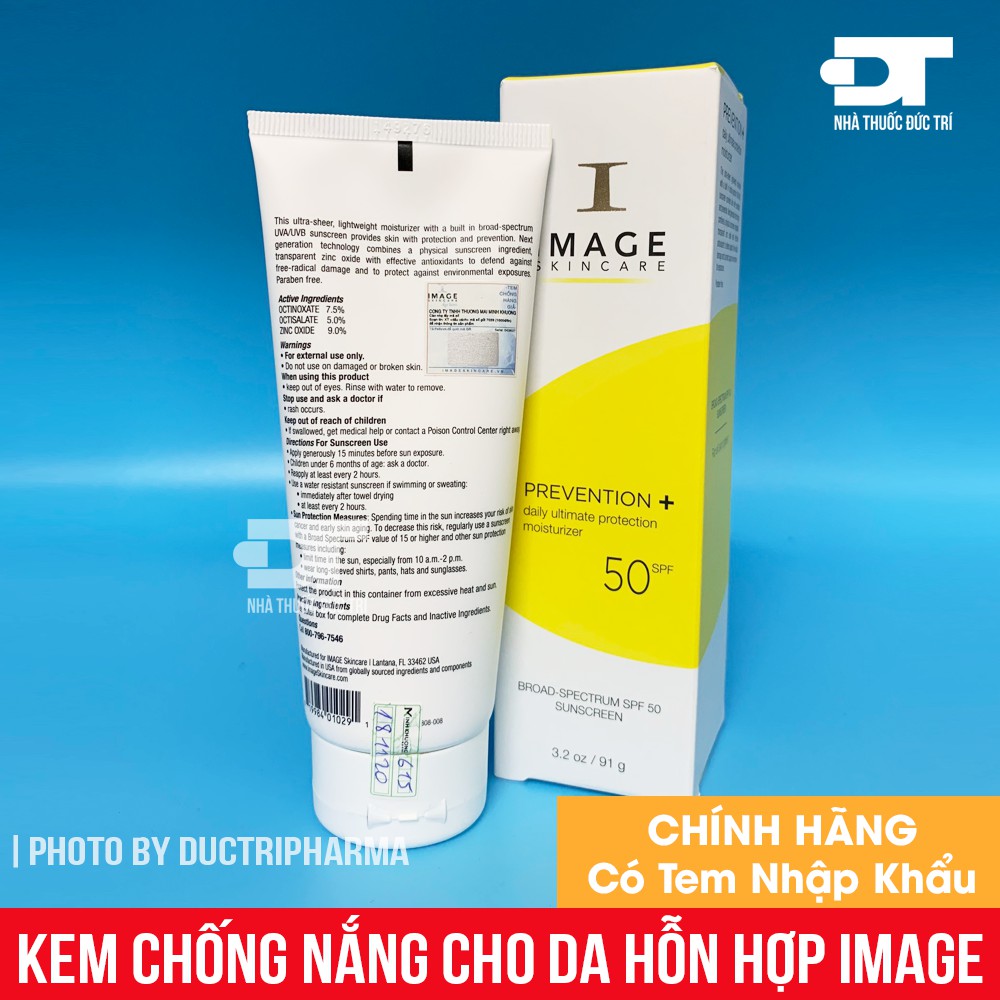Kem Chống Nắng Image SPF50 Da Hỗn Hợp Và SPF 30 Cho Da Khô | BigBuy360 - bigbuy360.vn