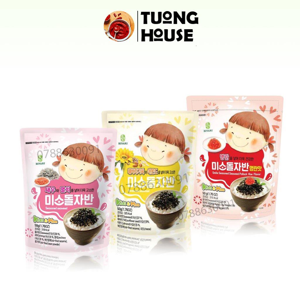 Rong Biển Ăn Liền Khô Em Bé Cười Trộn Cơm Rắc Cơm 50g