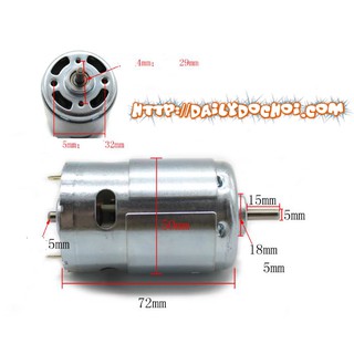 Dc895 động cơ chạy 12v đến 24v tốc độ siêu xoắn