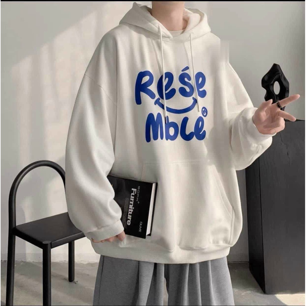 Áo Hoodies Nam - Áo Khoác Nỉ Chui Đầu Nón Lớn 2 Lớp Form rộng Che Nắng In Chữ Đẹp Siêu Hot NEW UNISEX