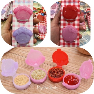 Hộp đựng sốt / đồ ăn trưa hình hello kitty