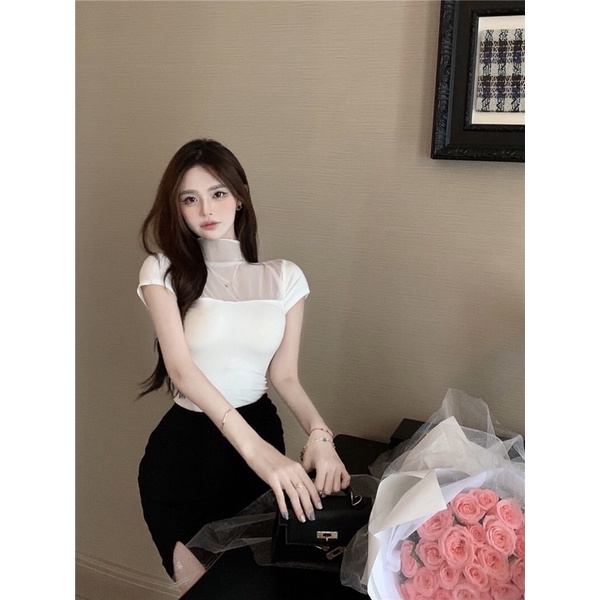 Áo Lưới Quyến Rũ Nửa Kín Nửa Hở Vừa Sang Vừa Cá Tính Trendy Mới Nhất Năm