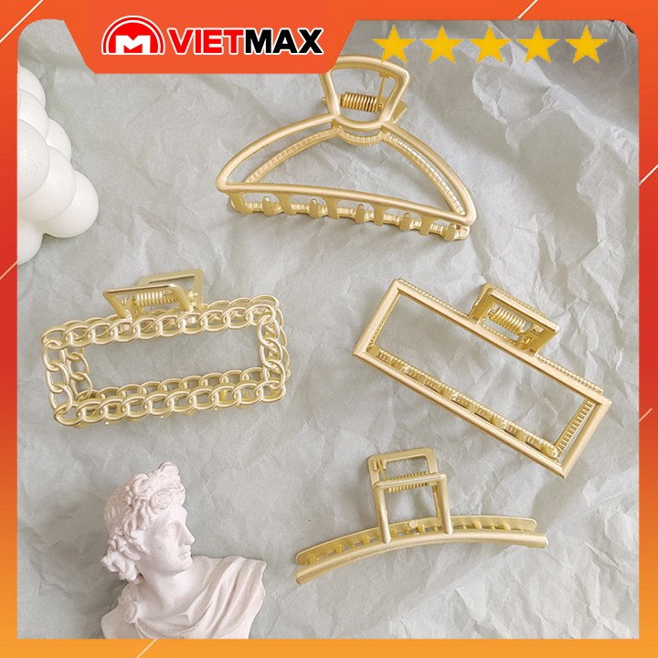 Kẹp Búi Tóc Kim Loại Màu Vàng Cho Nữ Giới (Nhiều Mẫu)
