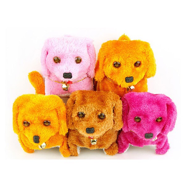 Đồ chơi chó bông chú chó con chạy pin biết di chuyển kêu và vẫy đuôi hàng đẹp Youngcityshop