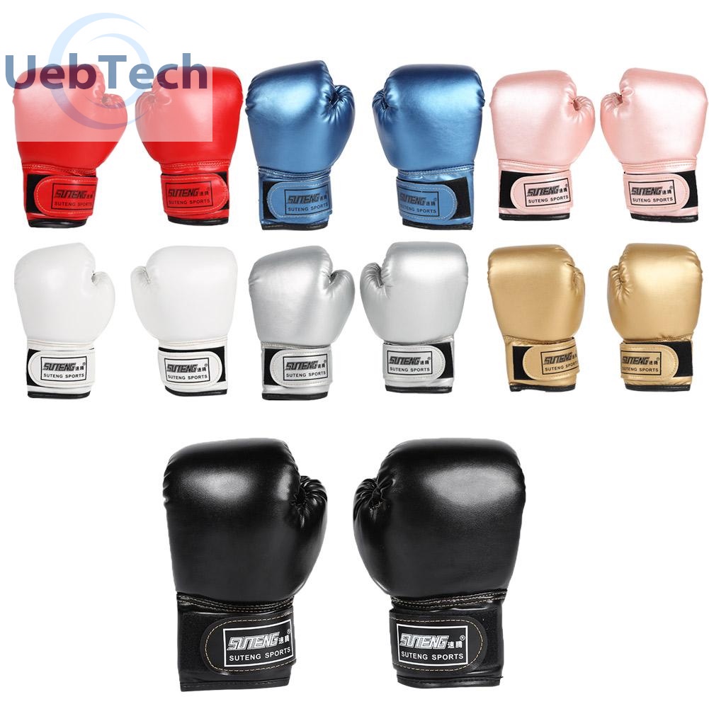 Set 2 găng tay boxing bằng da cho trẻ em