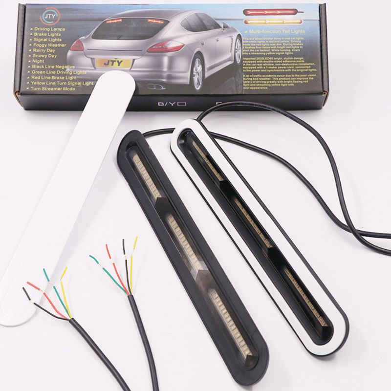 Bộ 2 Đèn LED Tín Hiệu Phanh Thắng / Xi Nhan Gắn Đuôi Xe Hơi