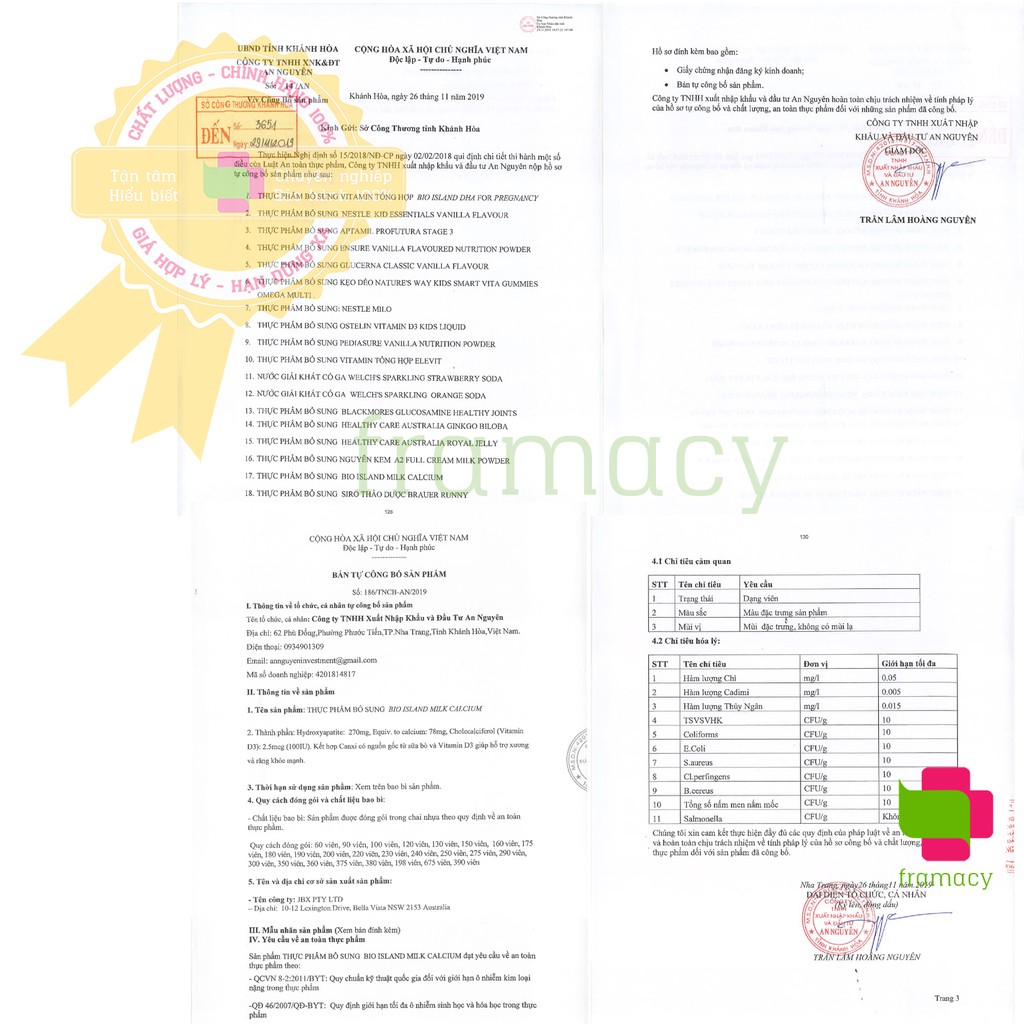 Canxi sữa tổng hợp giúp phát triển chiều cao Bioisland Milk Calcium, Úc (90v/150v) | BigBuy360 - bigbuy360.vn