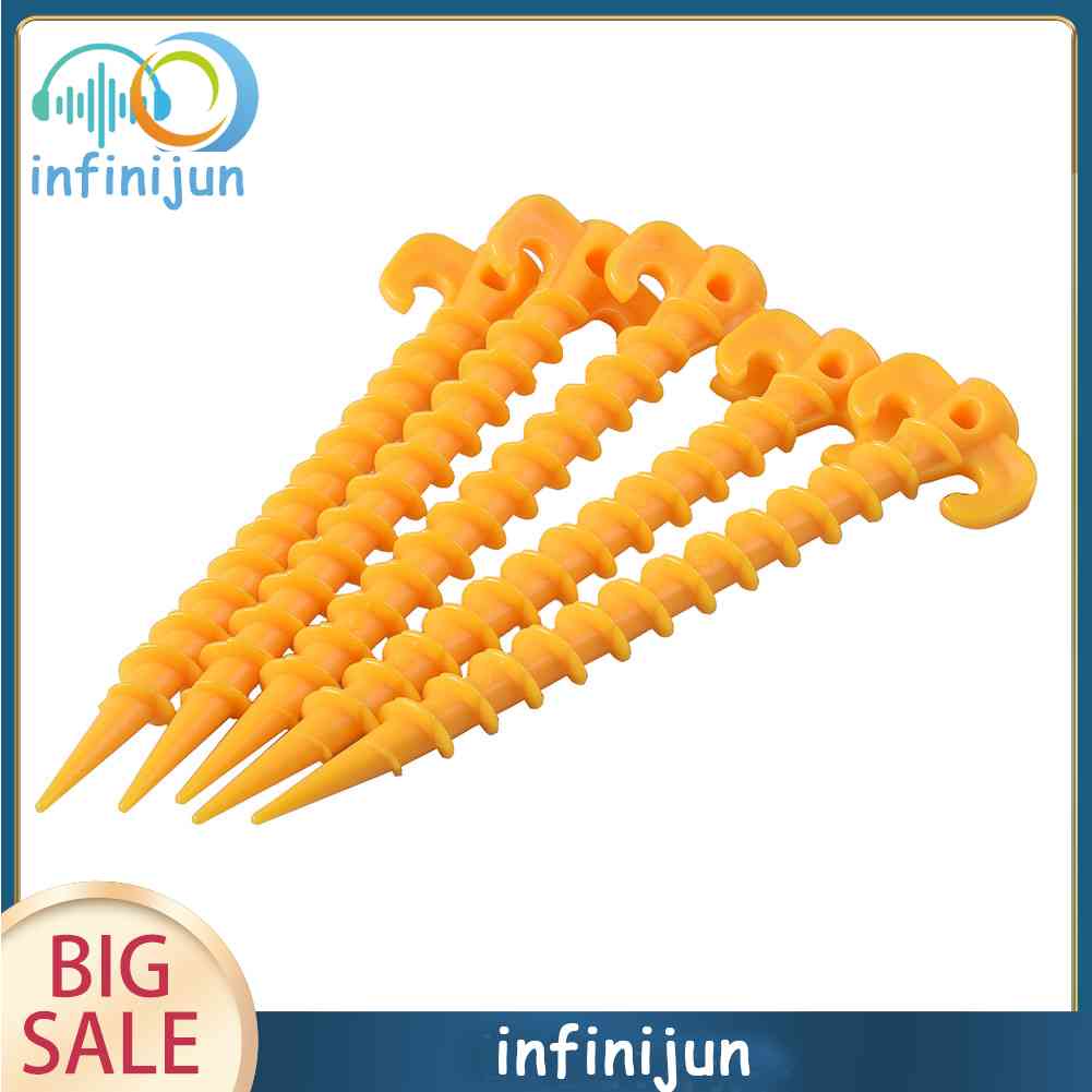 Bộ 10 Cọc Dựng Lều Siêu Nhẹ Màu Vàng