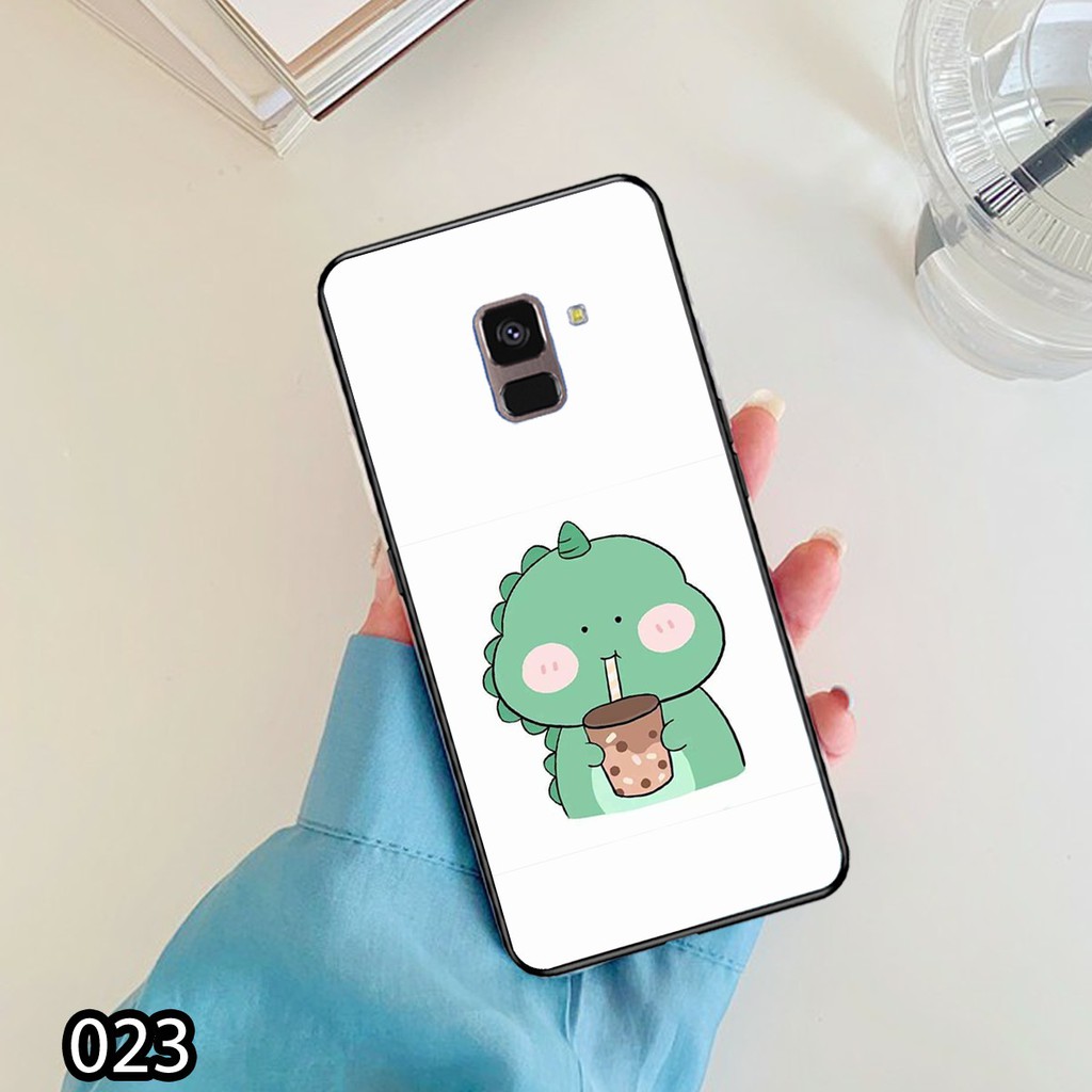 Ốp lưng Samsung A6 2018/A6 Plus/A8 2018/A8 Plus in hình  Dino Cute siêu đẹp, độc, lạ_KINGSTORE.HN_Ốp SS A6/A6P/A8/A8P