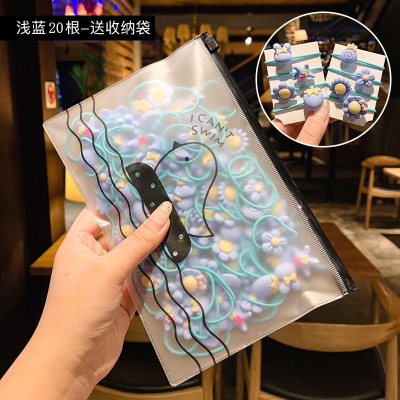 Dây buộc tóc cao su họa tiết trái cây dễ thương cho bé gái