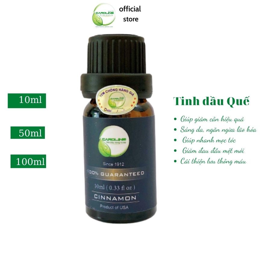 Tinh dầu Quế CAROLINE 10ml/50ml/100ml