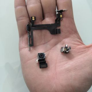 Cáp nguồn, cục rung, camera sau iphone 5C zin