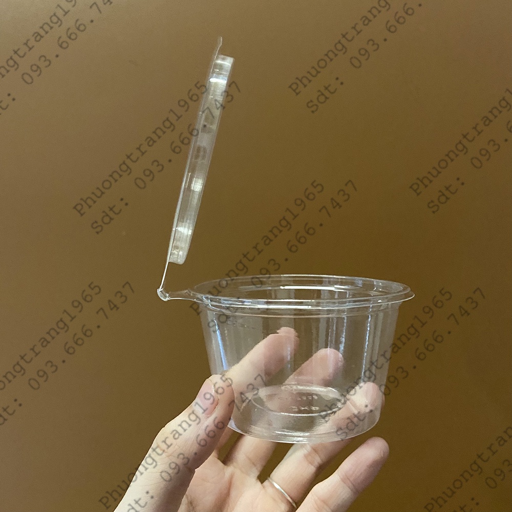 Hộp Nhựa Đựng Nước Chấm 100ml - 50 cái