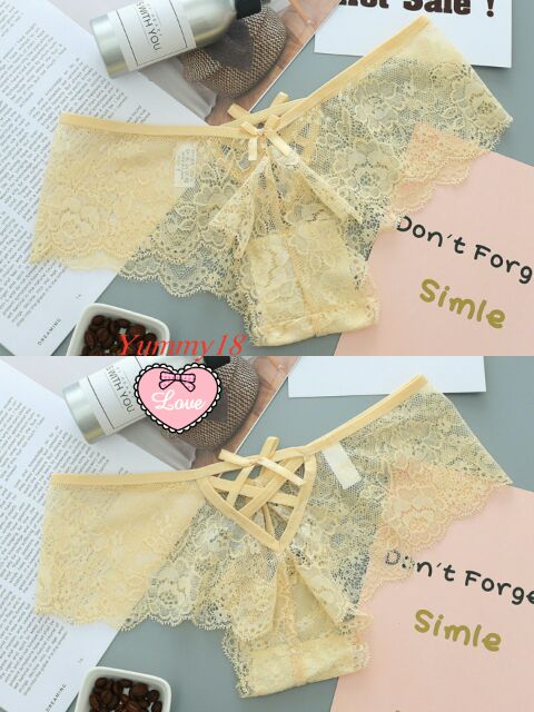 Quần chip ren sexy đan dây lưng 8032