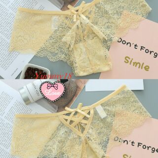 Quần chip ren sexy đan dây lưng 8032