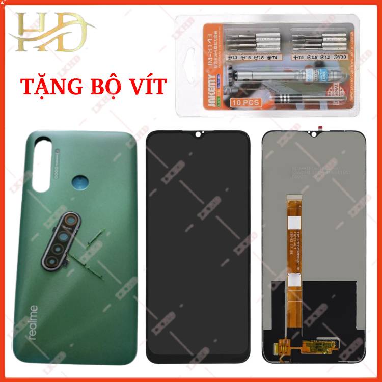 COMBO BỘ VỎ SƯỜN + MÀN HÌNH OPPO REALME 5i ( TẶNG BỘ VÍT ĐA NĂNG )