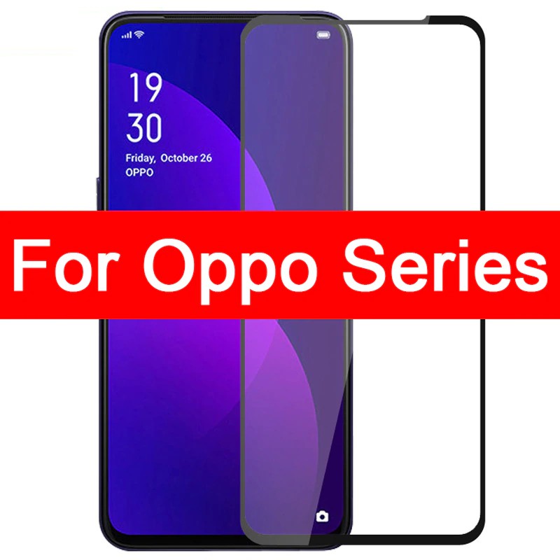 Set 2 kính cường lực bảo vệ màn hình điện thoại Oppo F5 / F6 F7 F9 F11 Pro Reno