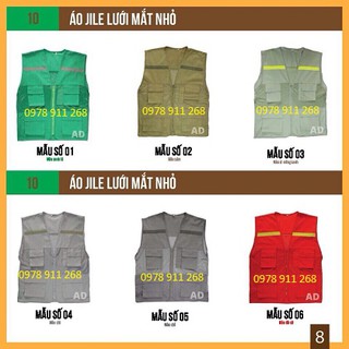 ÁO GiLe PHẢN QUANG (Áo Gile Túi Hộp)