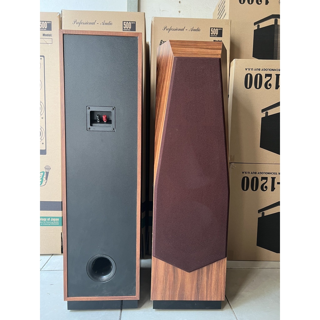 Vỏ thùng loa đứng 2 tấc 2 bass 20, 2 loa chép- 1 cặp
