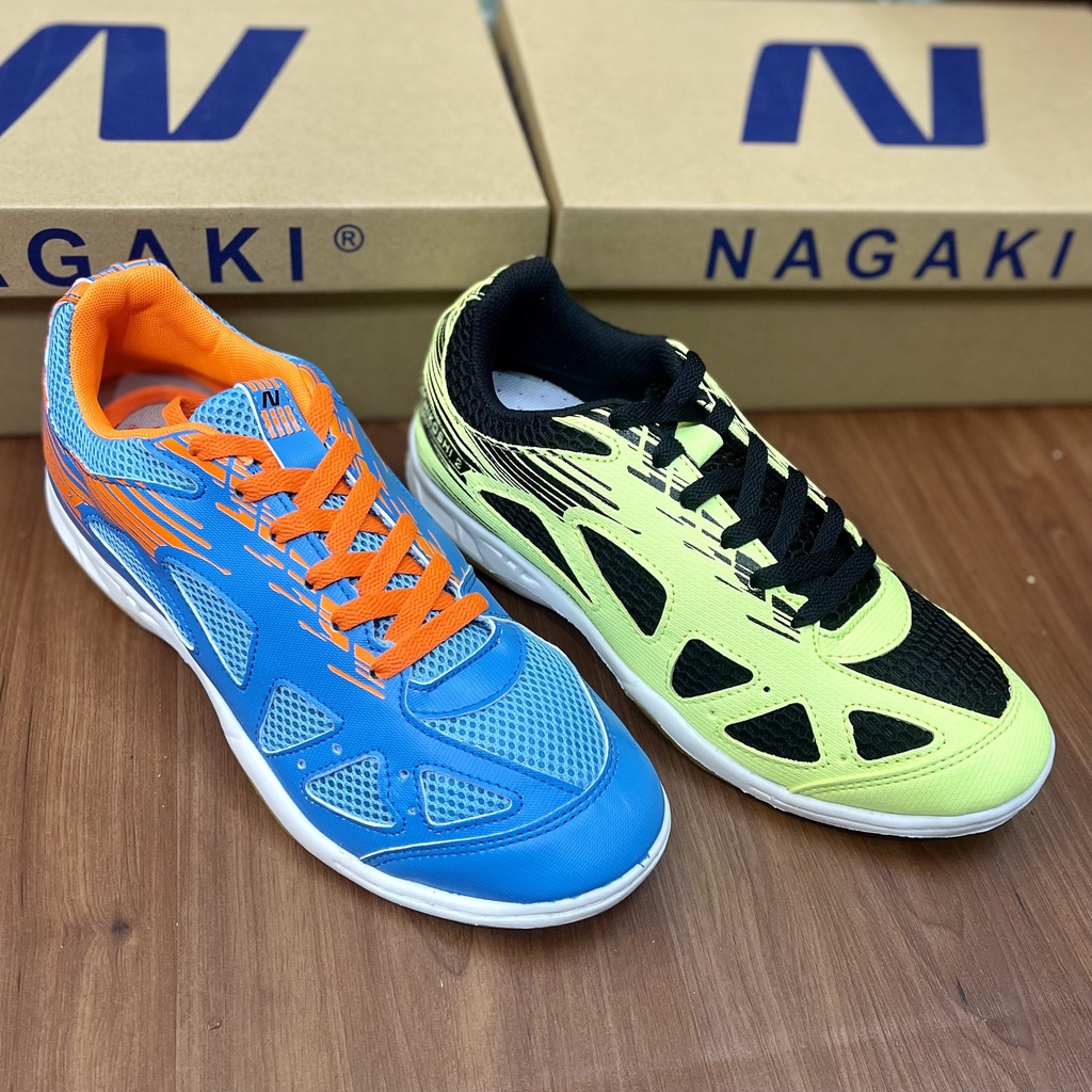 Giày cầu lông Nagaki 2 nhẹ mềm, giày thể thao nam chuyên nghiệp - 2EVSHOP