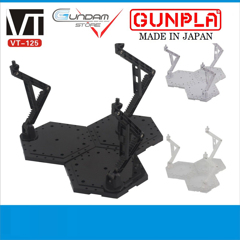 Base Gundam MG HG RG 3 Chấu Đế Trưng Bày Mô Hình Đồ Chơi Lắp Ráp Anime Gắn 3 Mô Hình Cùng Lúc