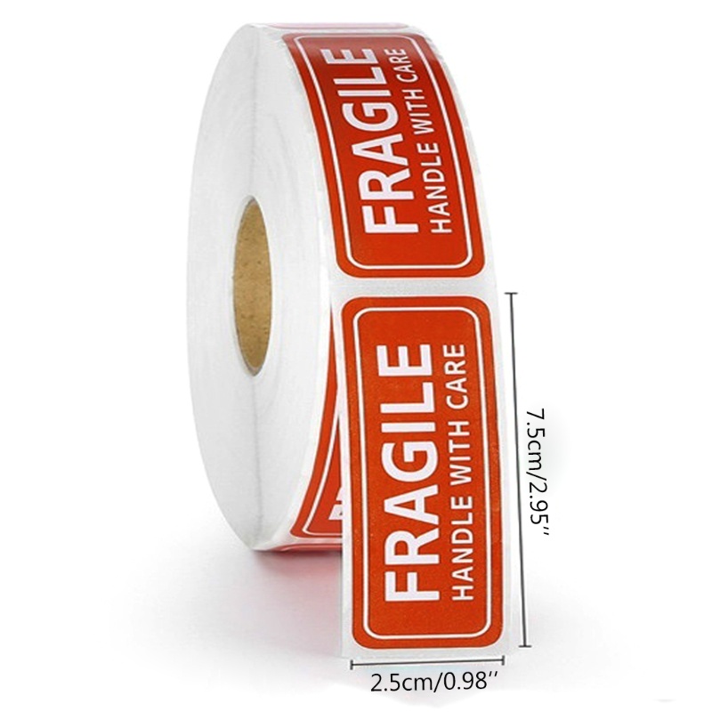 Bộ 150 500 Nhãn Dán Bắt Mắt Màu Đỏ Chăm Sóc Da