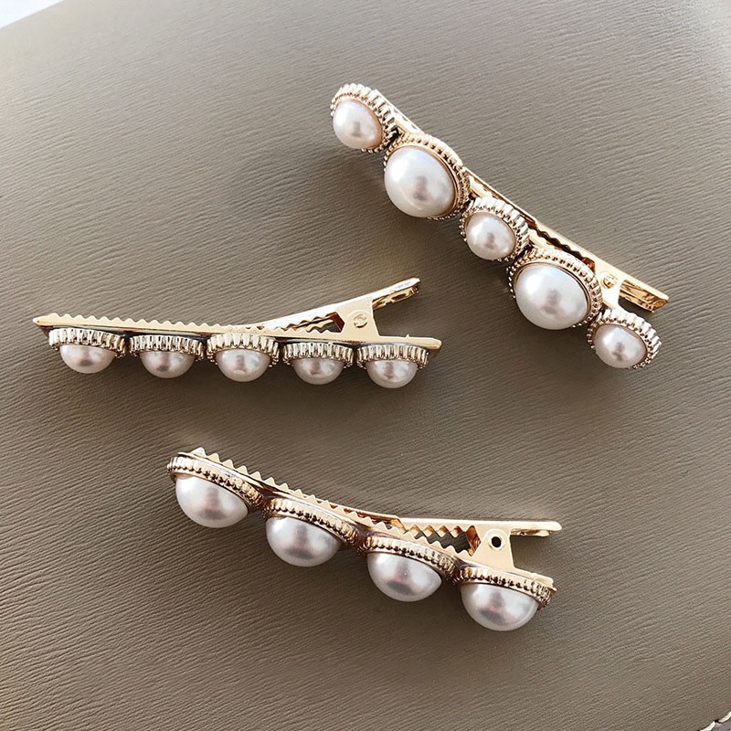 Kẹp Tóc BeautyBigbang Đính Ngọc Trai Thời Trang Lãng Mạn Dành Cho Nữ