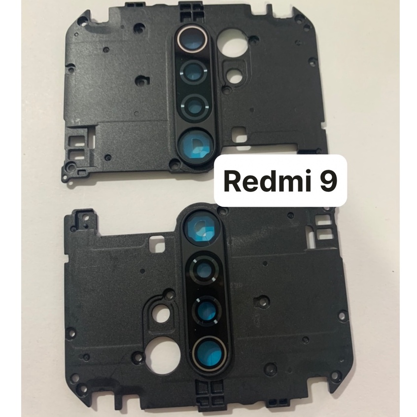 Cụm kính camera sau xiaomi redmi 9 kính liền vành