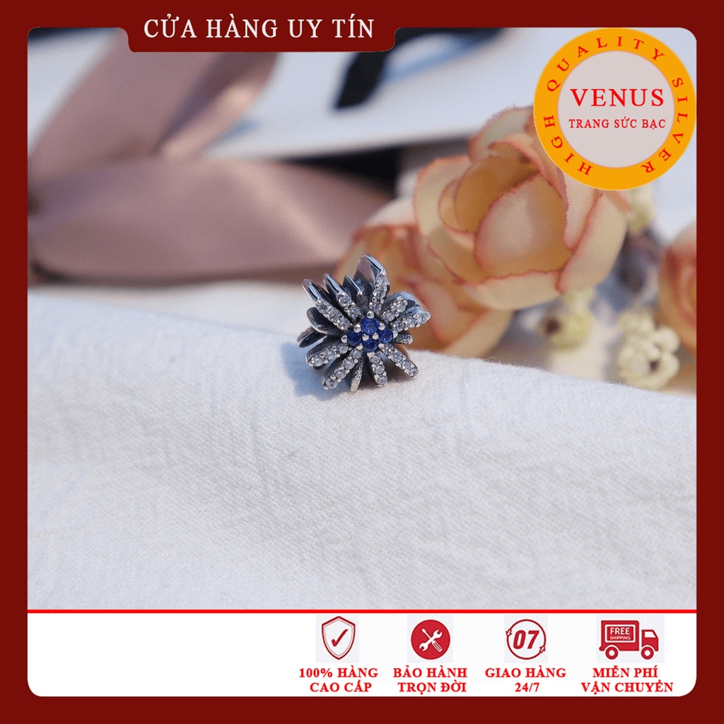 [Charm bạc 925 cao cấp] Charm bạc hình hoa tuyết- Mã sản phẩm VENUSPH