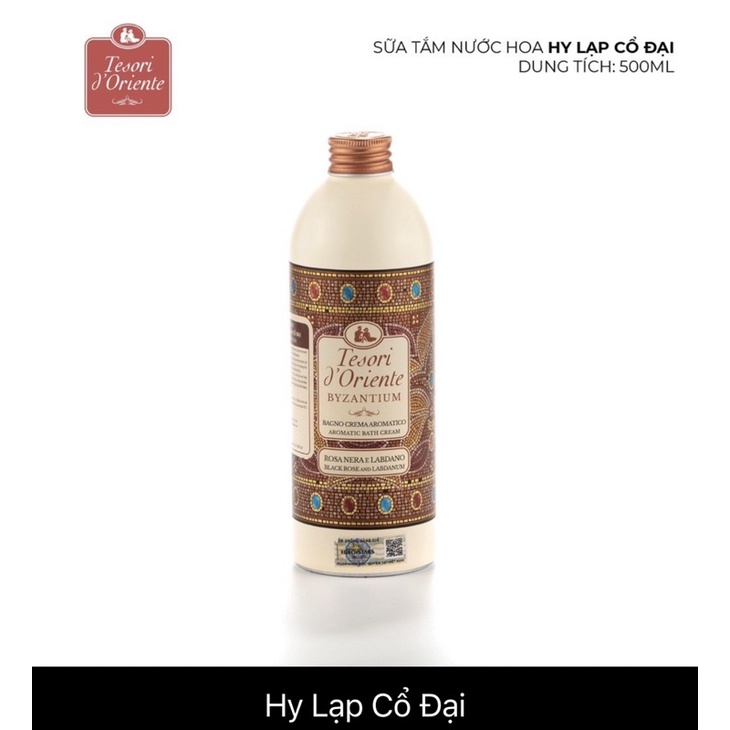 Sữa tắm nước hoa Tesori D”oriente Ý Lưu Hương Lâu 500ml chính hãng cty