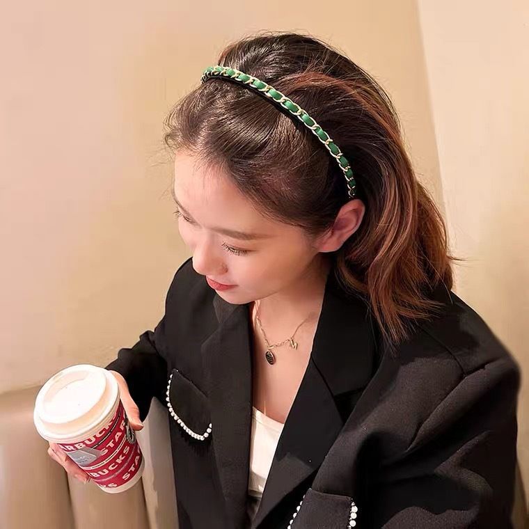 Băng Đô Cài Tóc Vải Mỏng Dáng Ngắn Phong Cách Hàn Quốc Thanh Lịch Thời Trang Mùa Hè Hàng Mới Dành Cho Bạn Nữ