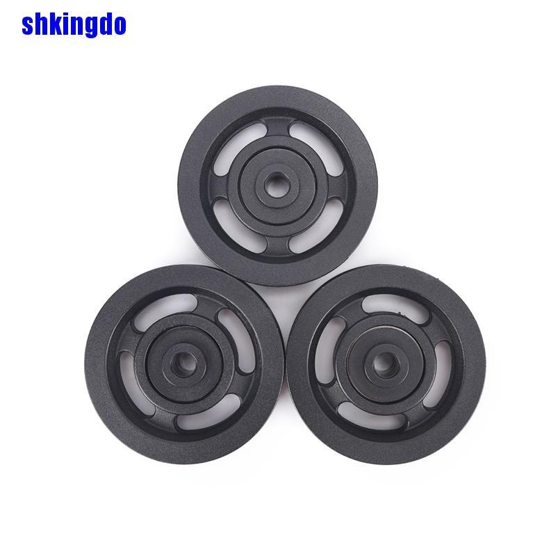 Bánh xe ròng rọc chống mài mòn màu đen tiện dụng khi tập gym 90mm