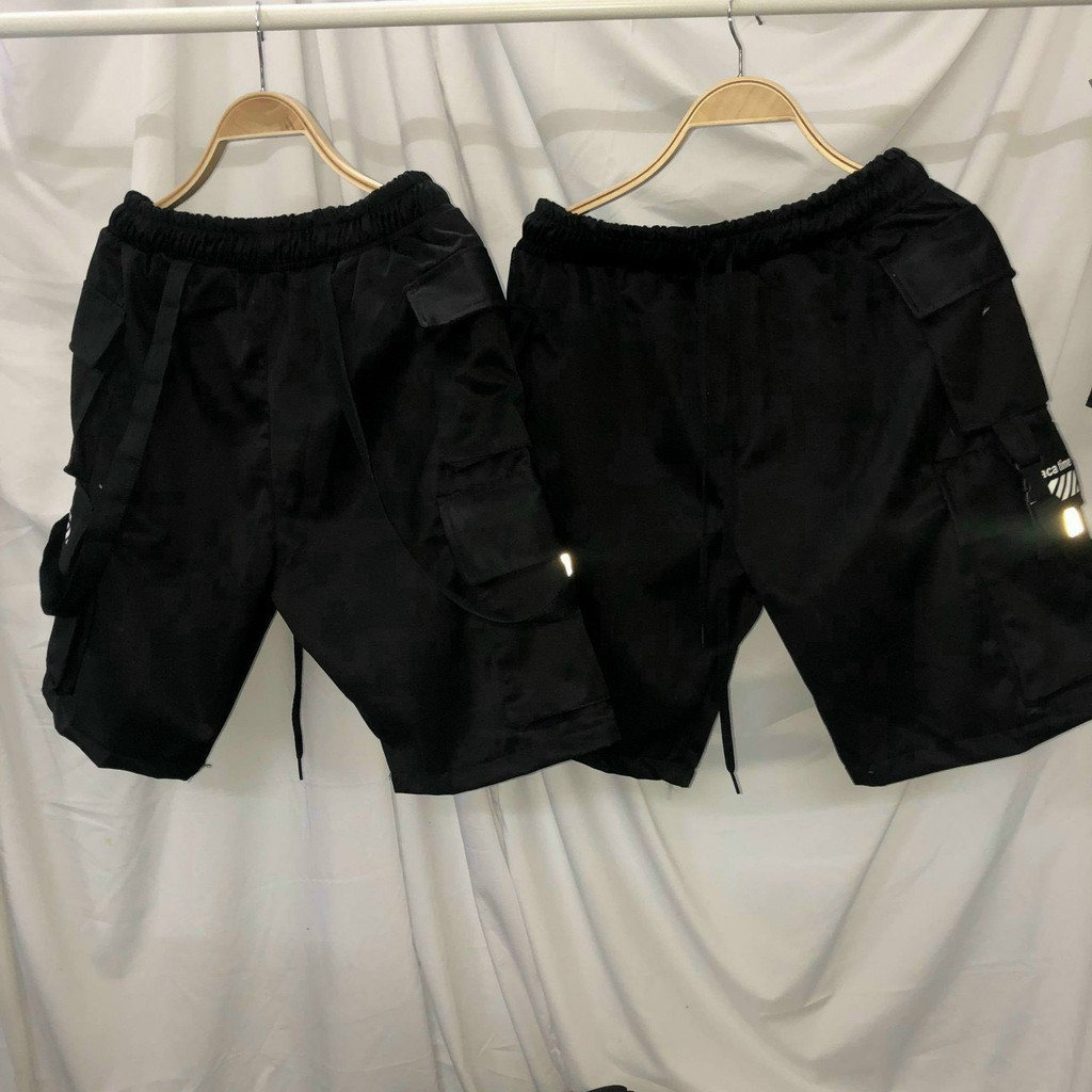 Quần short nam nữ unisex túi hộp chất vải kaki co giãn cực ngầu (Sphatsang)