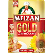 Dầu ăn Meizan gold chai 1L