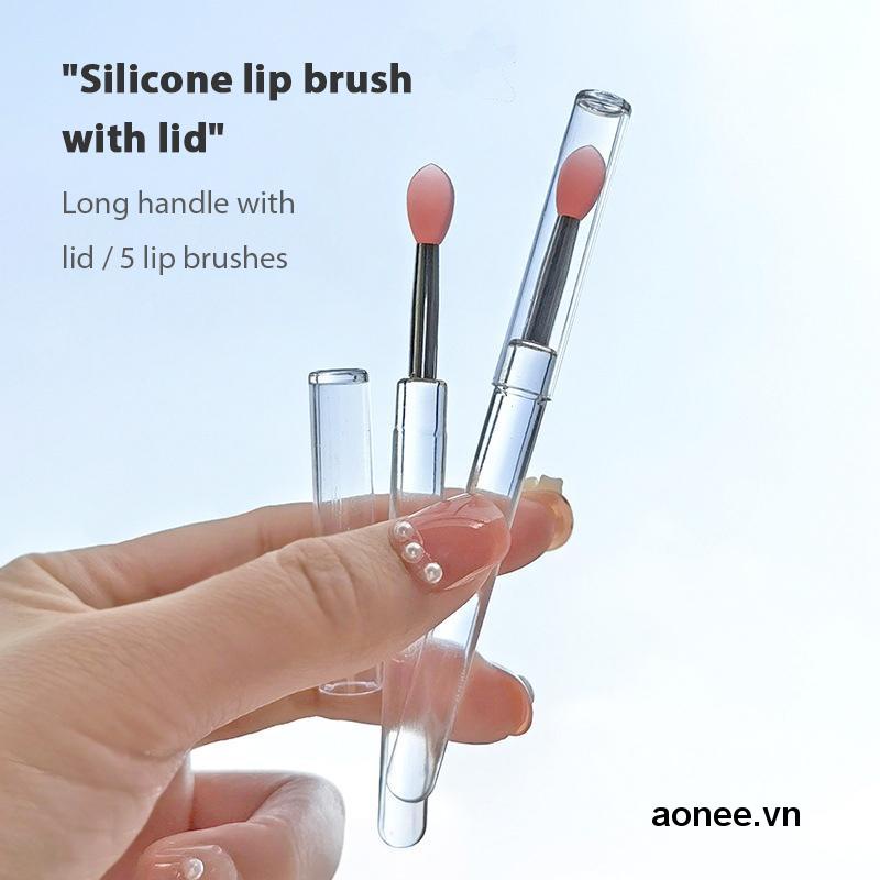 ✨✨Cọ Trang Điểm Môi Nhỏ Gọn Bằng Silicone Tiện Dụng