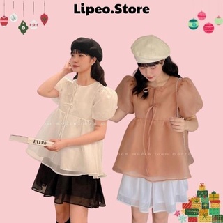 SET Áo babydoll + Quần ống rộng, Lipeo.store