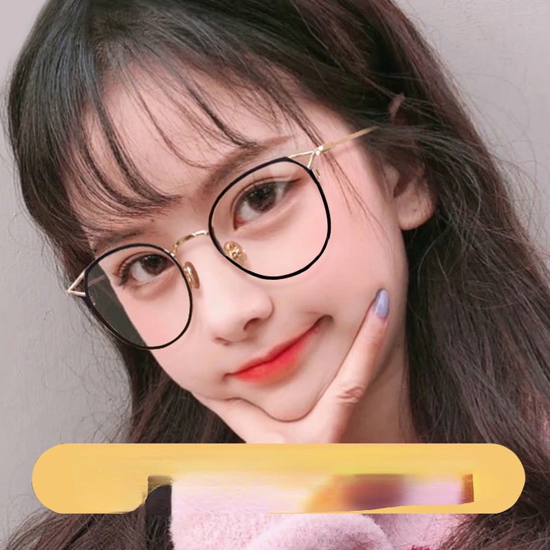Mắt Kính Chống Ánh Sáng Xanh Hình Tai Mèo Dễ Thương Thời Trang Cho Nữ