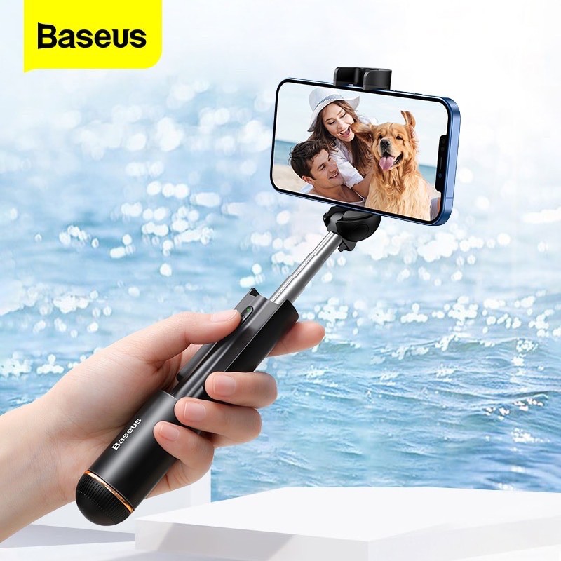 Gậy chụp ảnh Selfie Baseus kết nối Bluetooth cho điện thoại Smartphone nhỏ gọn chính hãng