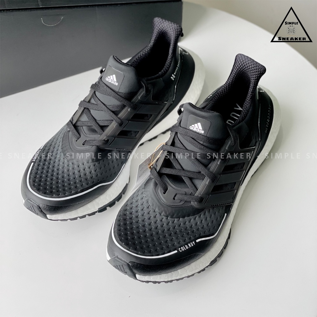 Giày Adidas Ultraboost 21 COLD.RDY Chính Hãng 💙SIMPLE SNEAKER💙 Giày Chạy Ultra Boost 21 Màu Đen Trắng Thể Thao