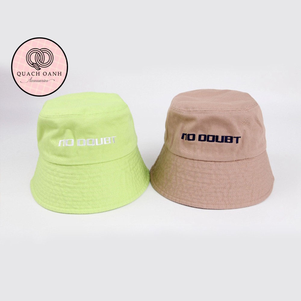Mũ bucket tai bèo vành cụp chữ No Doubt unisex – MU53