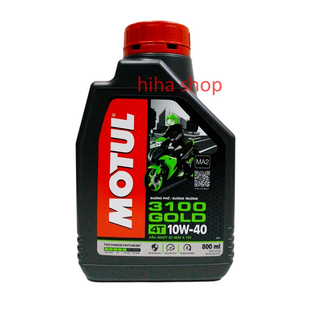 Dầu nhớt 0.8L Motul 3100 Gold bán tổng hợp